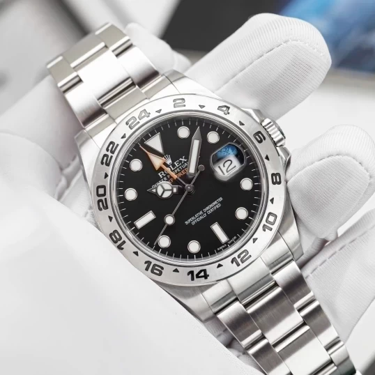 Rolex Oyster Perpetual Explorer II Ref. 216570 Black Dial