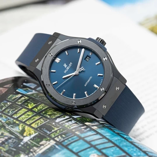 Hublot Classic Fusion Ceramic Blue 42mm Ref. 542.CM.7170.RX