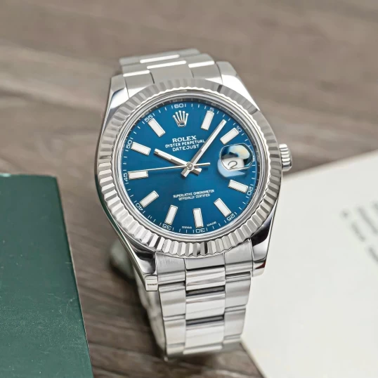 Rolex Oyster Perpetual Datejust 41mm Blue Dial Ref. 116334