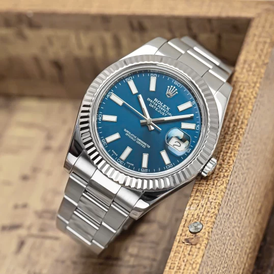 Rolex Oyster Perpetual Datejust 41mm Blue Dial Ref. 116334