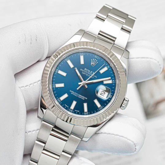 Rolex Oyster Perpetual Datejust 41mm Blue Dial Ref. 116334