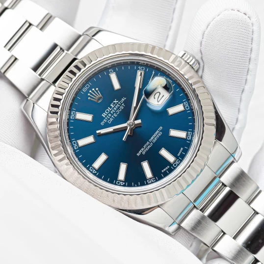 Rolex Oyster Perpetual Datejust 41mm Blue Dial Ref. 116334