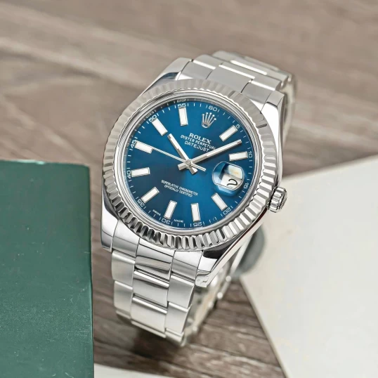 Rolex Oyster Perpetual Datejust 41mm Blue Dial Ref. 116334