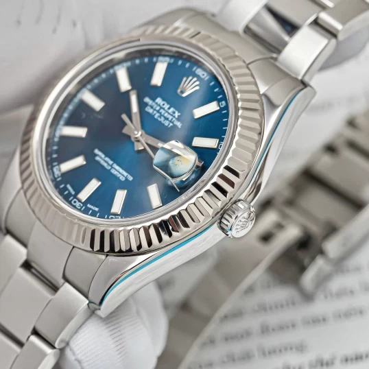 Rolex Oyster Perpetual Datejust 41mm Blue Dial Ref. 116334