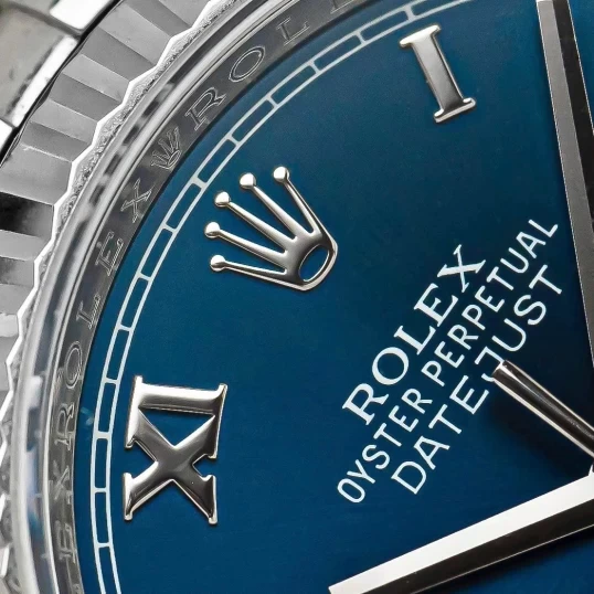Rolex Oyster Perpetual Datejust 36mm Blue Roman Dial – Ref. 116234