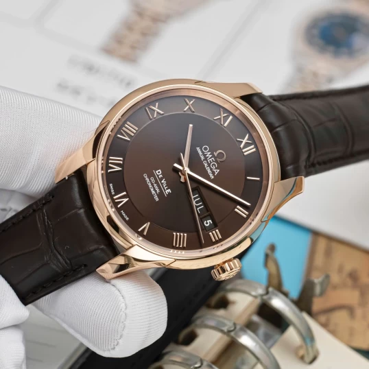 Omega De Ville Co-Axial Annual Calendar 41mm Red Gold - Ref. 431.53.41.22.13.001