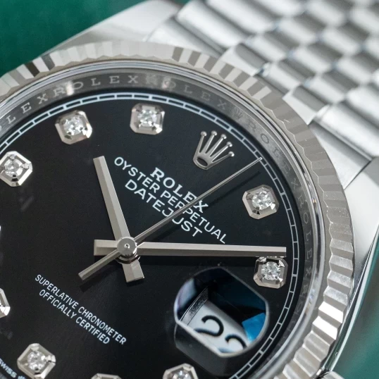 Rolex Oyster Perpetual Datejust 36 – Black Dial Diamond – Ref. 126234
