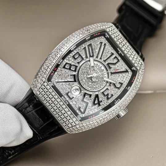 Franck Muller V41 Full Kim Cương Tự Nhiên Fullbox