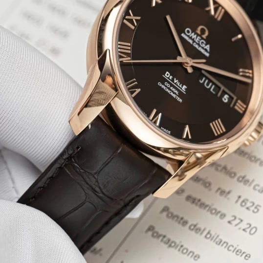 Omega De Ville Co-Axial Annual Calendar 41mm Rose Gold – Ref. 431.53.41.22.13.001 – Brown Dial