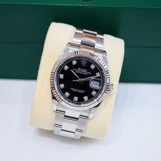 Rolex Oyster Perpetual Datejust 36 Ref. 126234 – Black Dial Diamond
