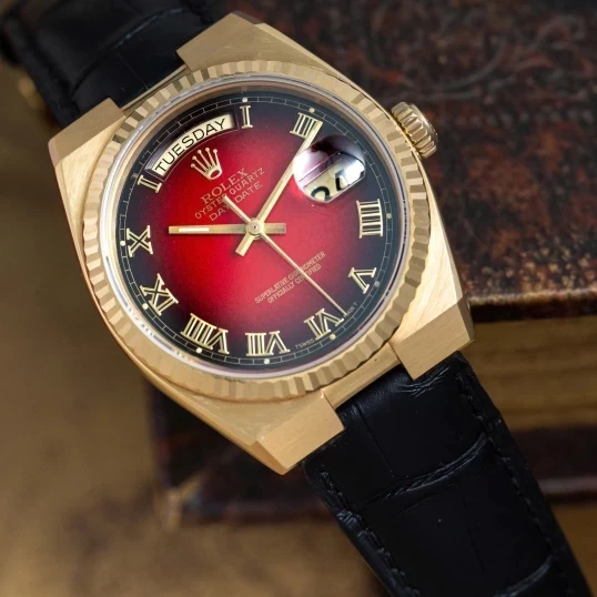 Rolex Oysterquartz Day-Date Ref. 19018 18k Gold Ombre Dial