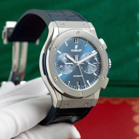 Hublot Classic Fusion Chronograph Blue 45mm Ref. 521.NX.7170.LR