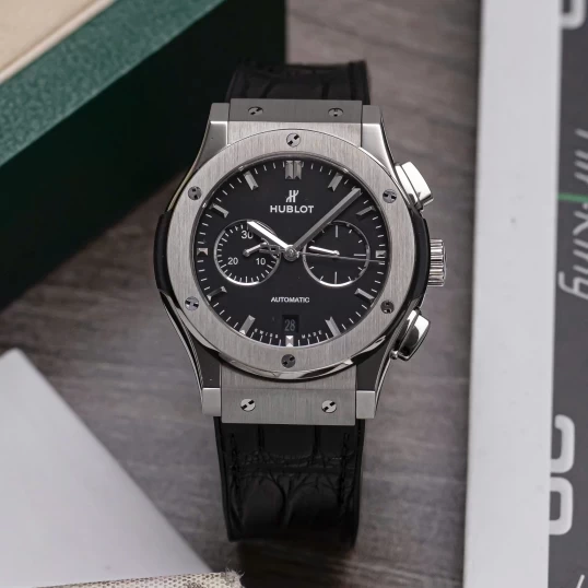 Hublot Classic Fusion Chronograph 42mm Black Dial – Ref. 541.NX.1171.LR