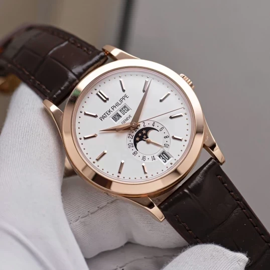 Patek Philippe Complications Annual Calendar Moonphase White Dial 38.5mm – 5396R-011