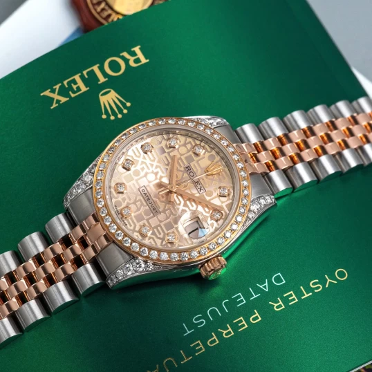 Rolex Oyster Perpetual datejust 178271 Vi tính hồng 31mm – Pink Computer Dial Diamond Bezel