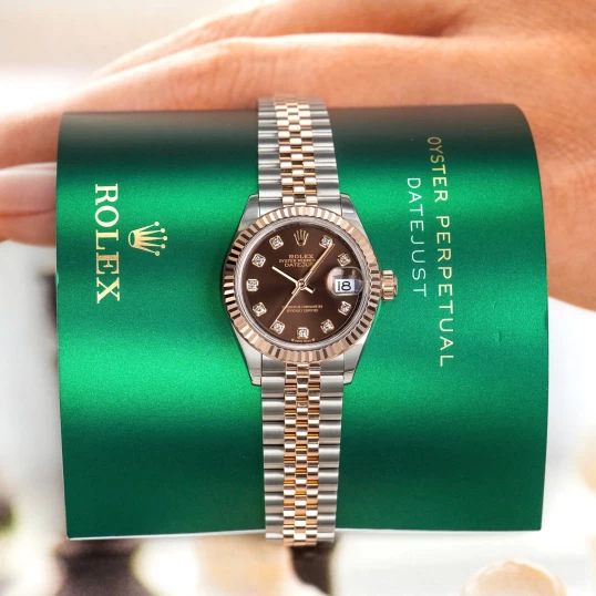 Rolex Oyster Perpetual Lady-Datejust 28mm Ref. 279171 – Choco Dial Diamond