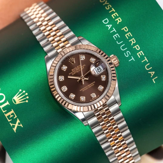 Rolex Oyster Perpetual Lady-Datejust 28mm Ref. 279171 – Choco Dial Diamond