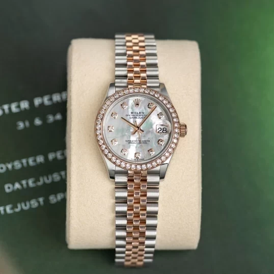 Rolex Oyster Perpetual Datejust 278381RBR MOP Everose Diamond