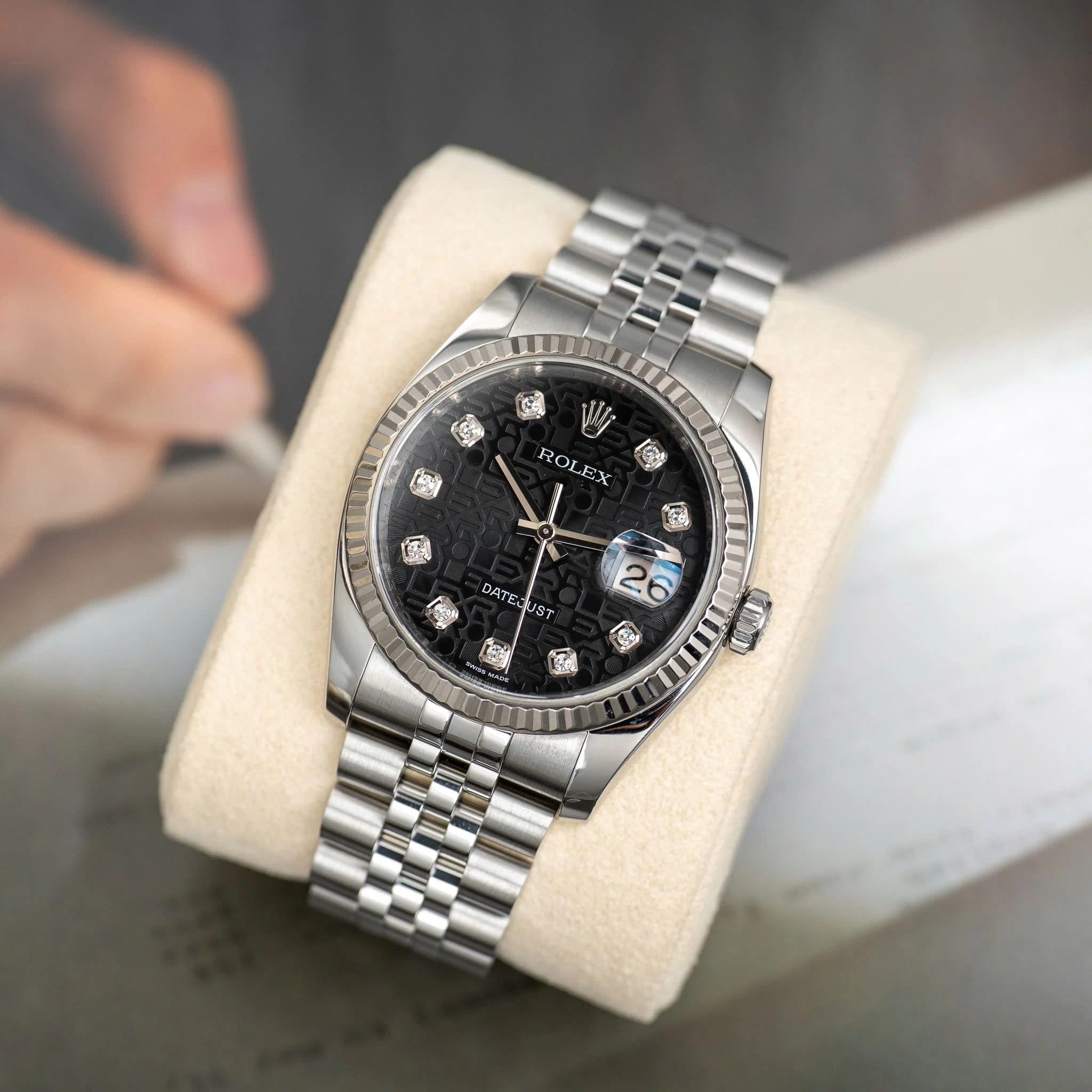 Rolex Oyster Perpetual Datejust 36mm - Ref. 116234 Vi tính đen