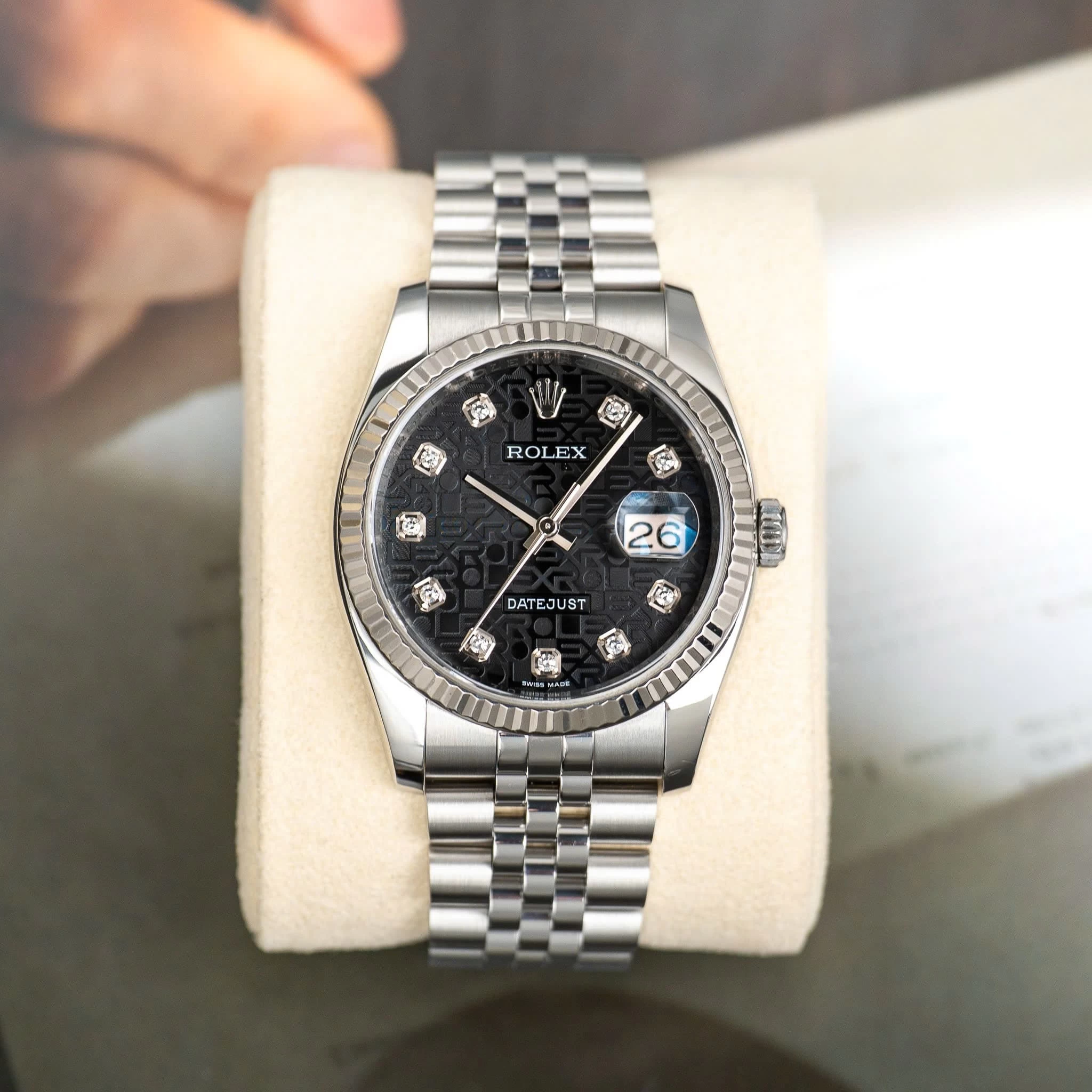 Rolex Oyster Perpetual Datejust 36mm - Ref. 116234 Vi tính đen