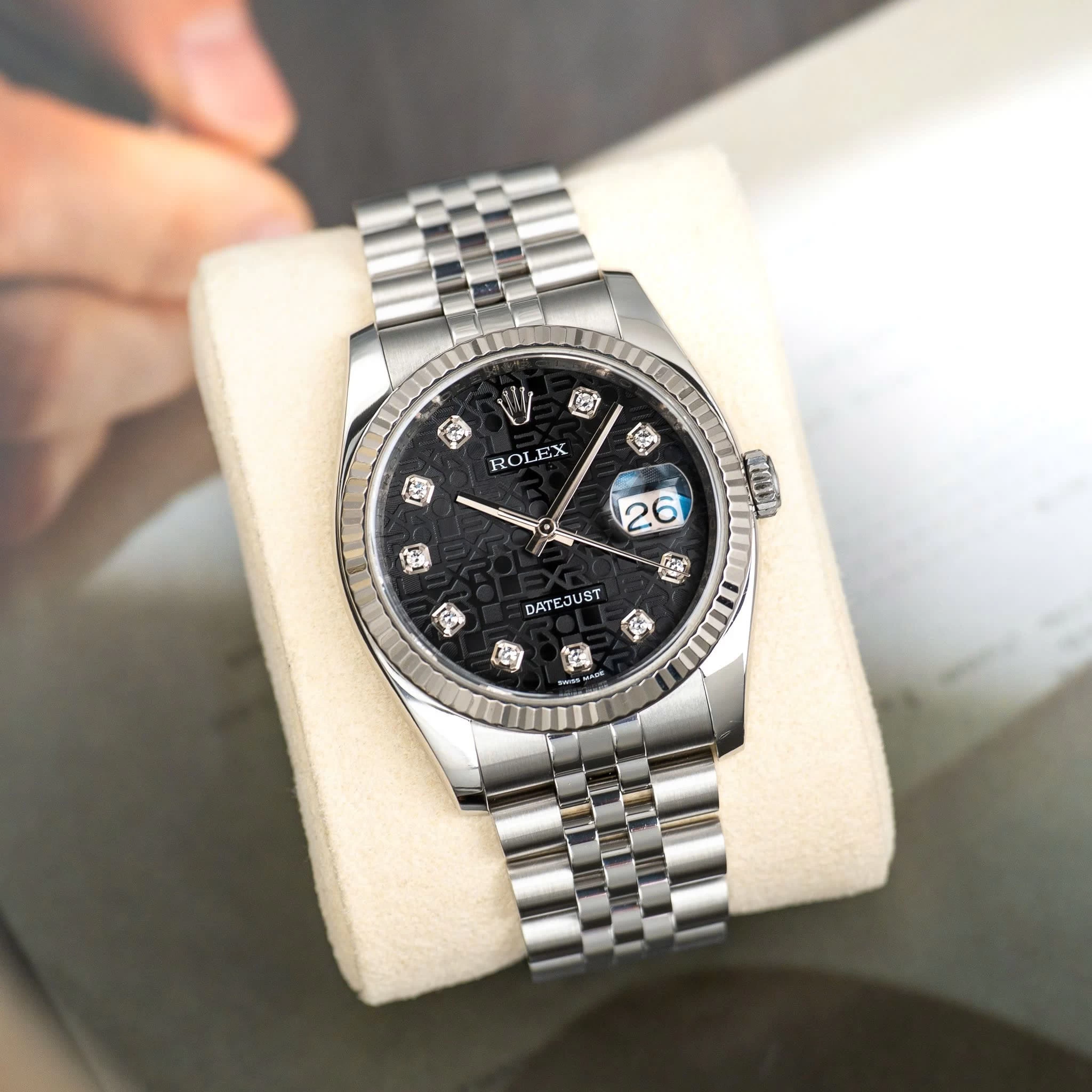 Rolex Oyster Perpetual Datejust 36mm - Ref. 116234 Vi tính đen