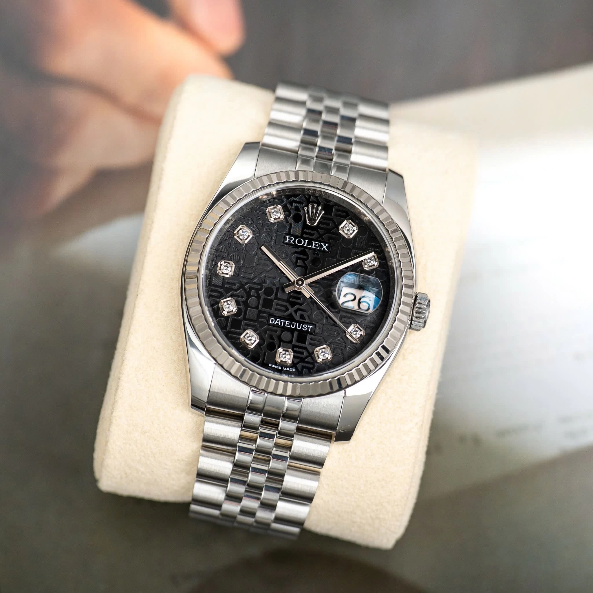 Rolex Oyster Perpetual Datejust 36mm - Ref. 116234 Vi tính đen