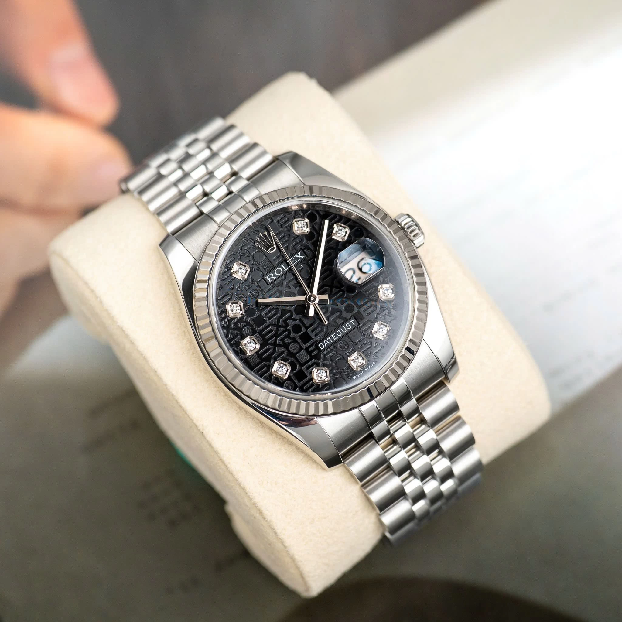 Rolex Oyster Perpetual Datejust 36mm - Ref. 116234 Vi tính đen