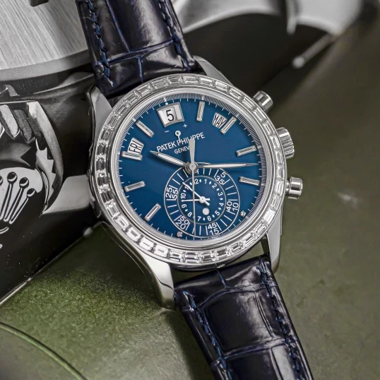 Patek Philippe Complications Chronograph Annual Calendar 40.5mm – Ref. 5961P-001 – Blue Opaline Dial