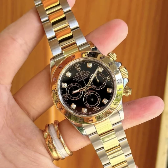 Rolex Cosmograph Daytona 40mm – Ref. 116523 – Black Diamond Dial