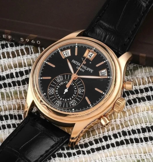 Patek Philippe Annual Calendar Flyback Chronograph 5960R-010 – 40.5mm – Black Dial
