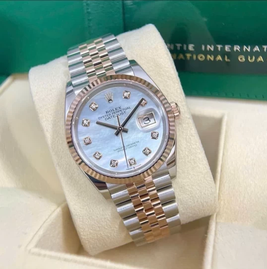 Rolex Oyster Perpetual Datejust 36mm 126231 White Mother of Pearl Diamond Dial