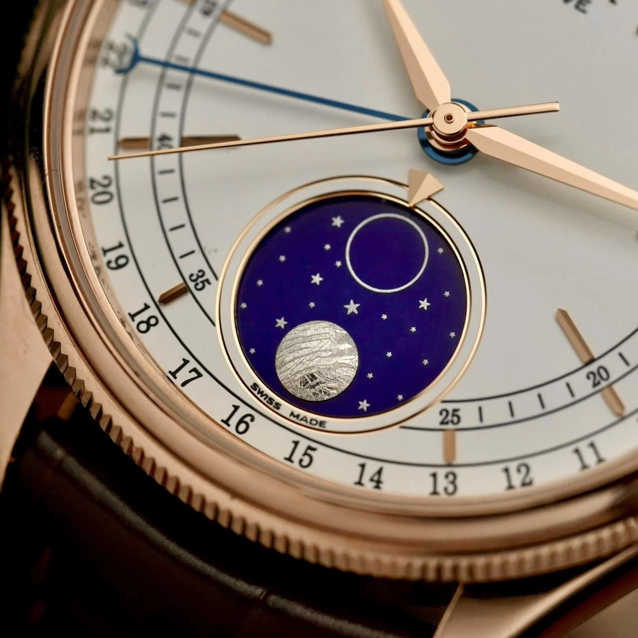 Rolex Geneve Cellini Moonphase 39mm Ref. 50535 – White Dial