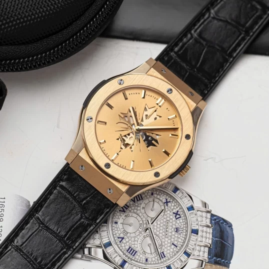 Hublot Classic Fusion Shawn Carter 45mm Ref. 515.VX.4001.LR.SHC13 - Skeleton Gold Dial