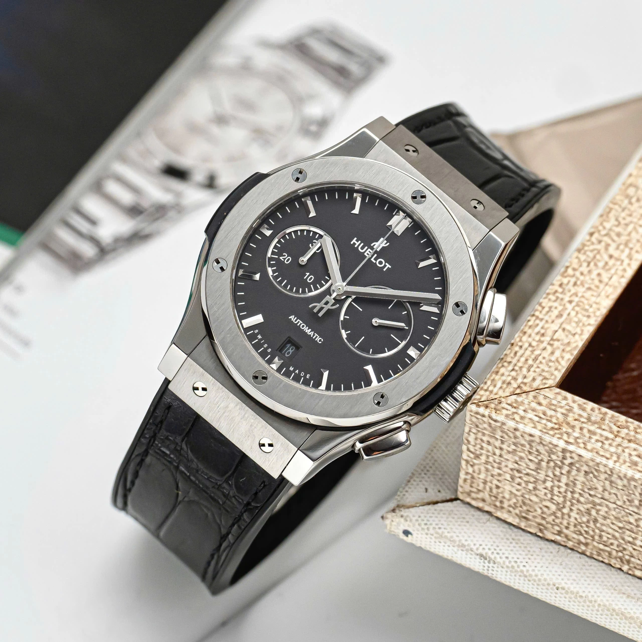 Hublot Classic Fusion Chronograph 42mm Ref. 541.NX.1171.LR – Black Dial