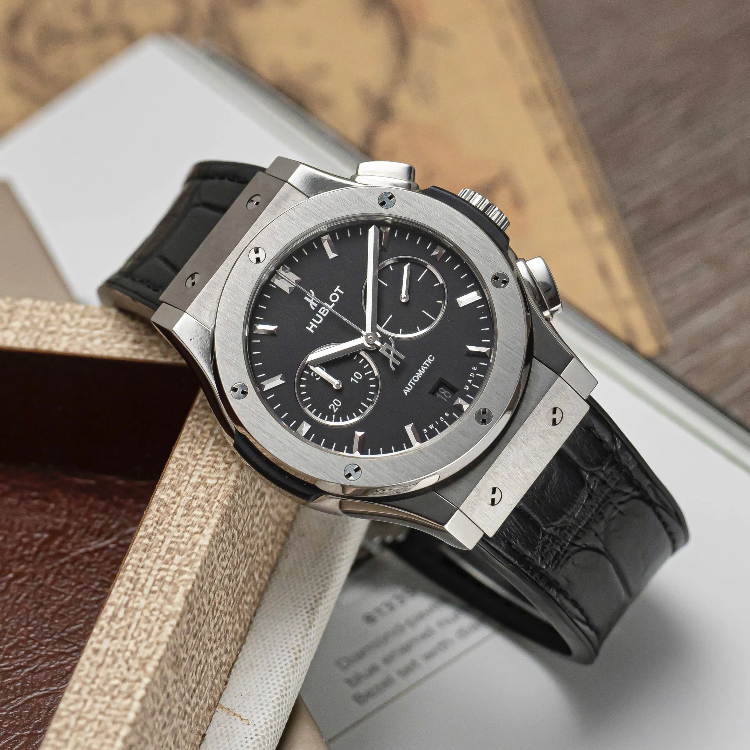 Hublot Classic Fusion Chronograph 42mm Ref. 541.NX.1171.LR – Black Dial