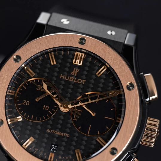 Hublot Classic Fusion Chronograph 45mm Ref. 521.CO.1780.RX – Carbon Dial