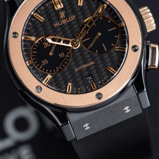 Hublot Classic Fusion Chronograph 45mm Ref. 521.CO.1780.RX – Carbon Dial