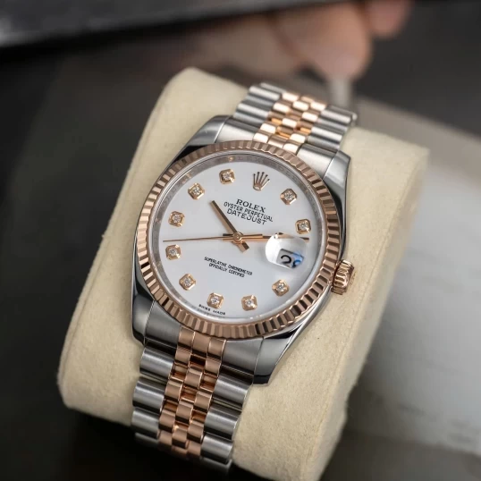 Rolex Oyster Perpetual Datejust 36mm Ref. 116231 – Mặt men trắng