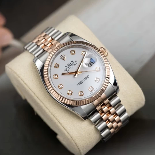 Rolex Oyster Perpetual Datejust 36mm Ref. 116231 – Mặt men trắng