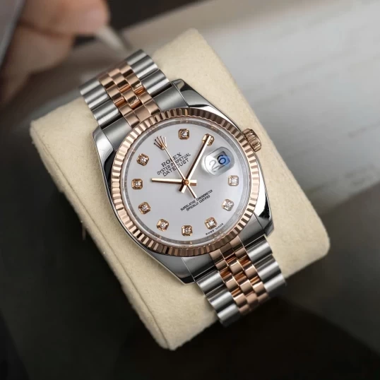 Rolex Oyster Perpetual Datejust 36mm Ref. 116231 – Mặt men trắng