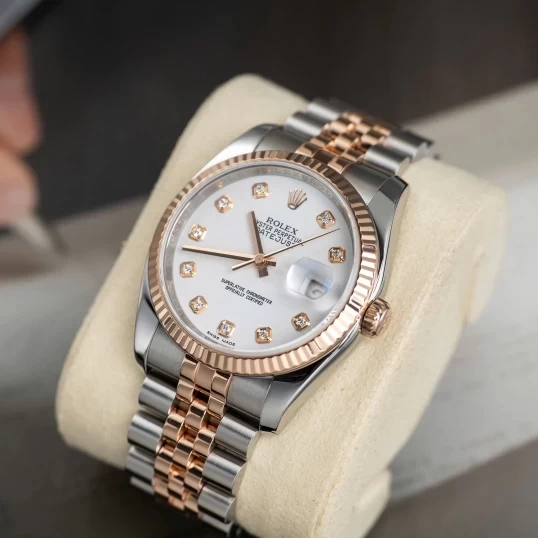 Rolex Oyster Perpetual Datejust 36mm Ref. 116231 – Mặt men trắng
