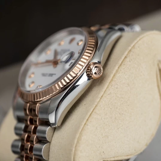 Rolex Oyster Perpetual Datejust 36mm Ref. 116231 – Mặt men trắng