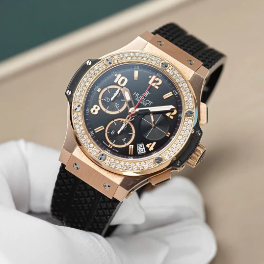 Hublot Big Bang King Gold 41mm Ref. 341.PX.130.RX.114 – Black Dial Diamond