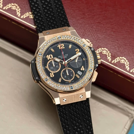 Hublot Big Bang King Gold 41mm Ref. 341.PX.130.RX.114 – Black Dial Diamond