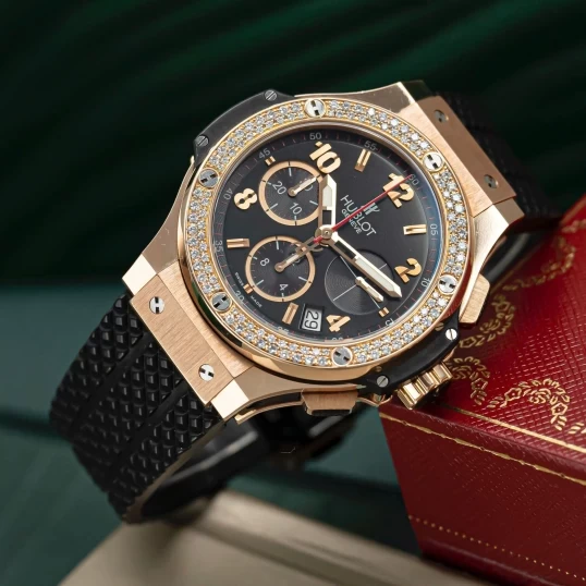 Hublot Big Bang King Gold 41mm Ref. 341.PX.130.RX.114 – Black Dial Diamond