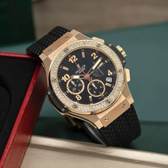 Hublot Big Bang King Gold 41mm Ref. 341.PX.130.RX.114 – Black Dial Diamond