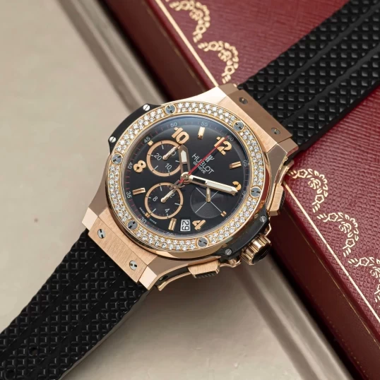 Hublot Big Bang King Gold 41mm Ref. 341.PX.130.RX.114 – Black Dial Diamond