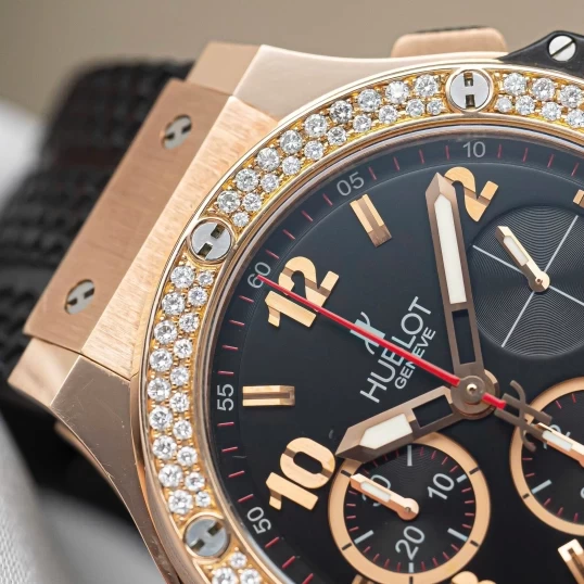 Hublot Big Bang King Gold 41mm Ref. 341.PX.130.RX.114 – Black Dial Diamond