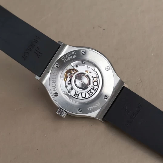 Hublot Classic Fusion Titanium Diamonds 42mm Ref. 542.NX.1171.LR.1104 – Black Dial
