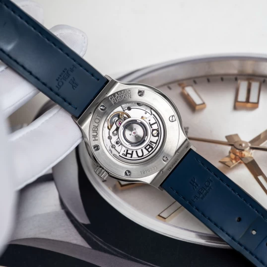 Hublot Classic Fusion 38mm Ref. 565.NX.7170.LR "Custom Diamond Bezel" – Blue Dial